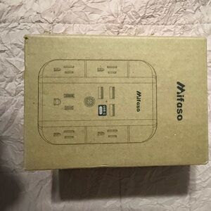 Mifaso Power Strip with USB Ports - NIB